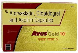 Avas Gold 10 Mg Capsule 10 - Uses, Side Effects, Dosage, Price | Truemeds