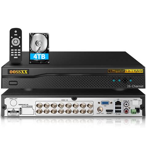 16-Channel Hybrid Capability 5-in-1 Digital Video Recorder 5.0MP HD Se ...