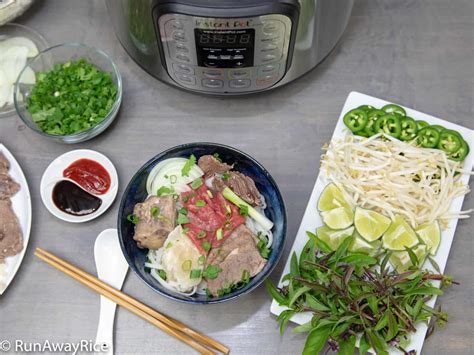 Instant Pot Beef Pho / Vietnamese Beef Noodle Soup - Recipe with Video