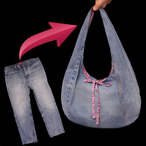 Why buy if you can sew yourself. Bag out of old jeans! | Why buy if you ...