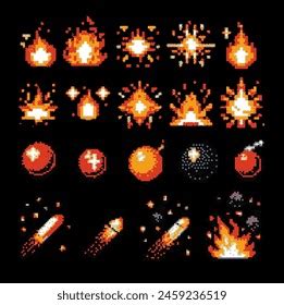 Image result for 8-Bit Fire