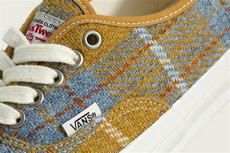 Vans' Harris Tweed Authentic Skate Shoes Have Elderly Swag