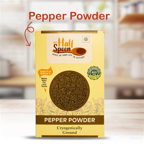 Pepper/ Kali Mirch Powder – Just Half Spoon