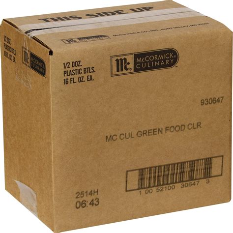 Amazon.com : McCormick Culinary Green Food Coloring, 16 fl oz (Pack of ...