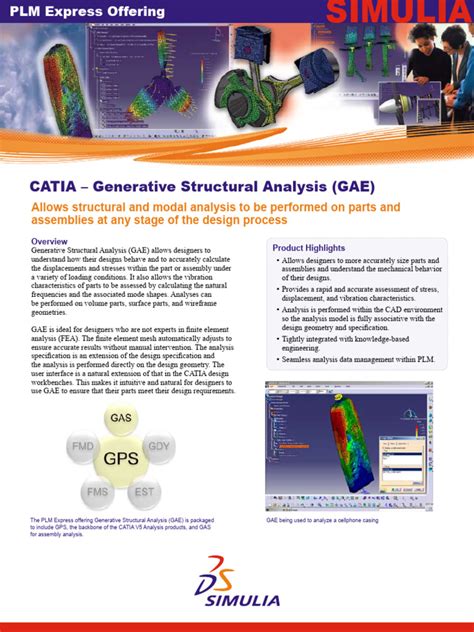 Image result for Catia V5 Generative Structural Analysis