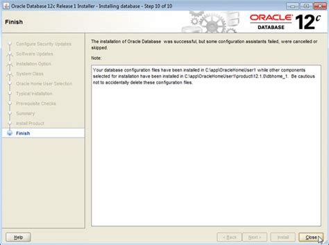 Installing Oracle 12C 的图像结果