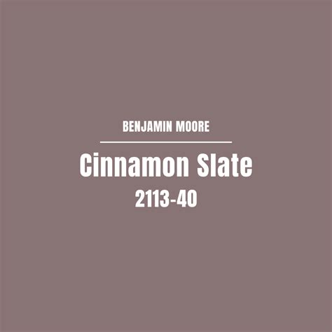 Cinnamon Slate (2113-40) Benjamin Moore | Paint Color Review - Building ...