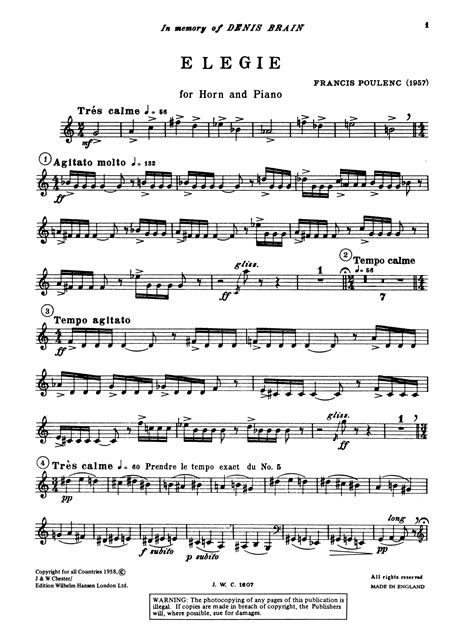French Horn Sheet Music at Callie Ellis blog