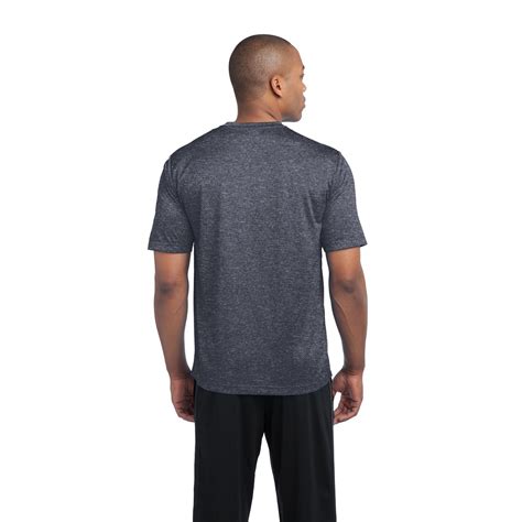 Sport-Tek ST360 Heather Contender Tee - True Navy Heather | Full Source