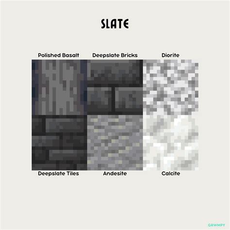 Minecraft Block Palettes | White and Black Textures