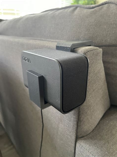 Vizio V-series V51x-j6 Couch Speaker Mount: 3D Printed Surround Sound ...