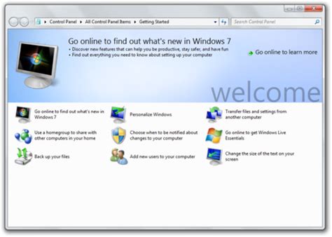 Image result for Getting Started Guide Windows 7