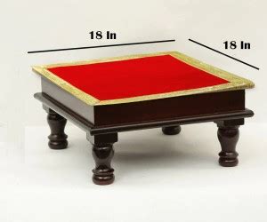 RMCG Traders (Size: 46 x 46 Cm) Adorable Design Red Cloth for Puja and ...