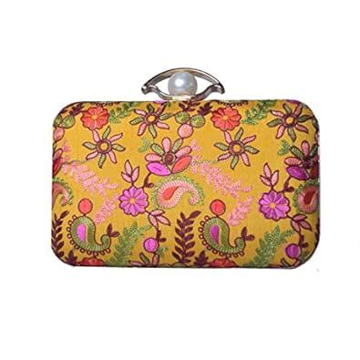 Ruff Multi coloured dip Women's classy Clutch Purse with Traditional ...