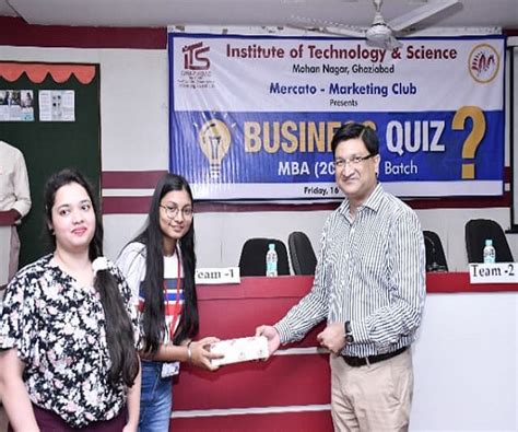Marketing Club Activity “Business Quiz” for MBA students | Its pg
