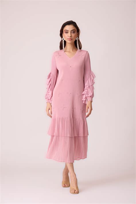 Sofia Dress - Pastel Pink