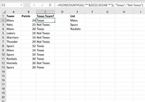 Image result for Excel Contains