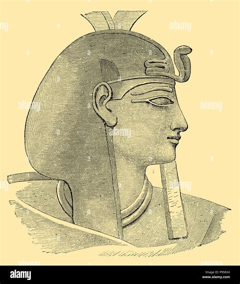 Portrait of Menephthah I, Pharaoh of the Exodus, 1899 Stock Photo - Alamy