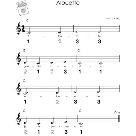 Kalimba Music Using Numbers 的图像结果