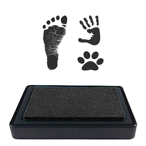 Buy Lsushine Ink Pad For Baby Footprint, Baby Handprint, Paw Print Pad ...