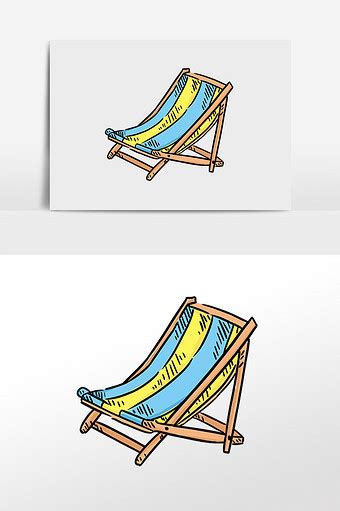 沙滩椅设计图__生活用品_生活百科_设计图库_昵图网nipic.com