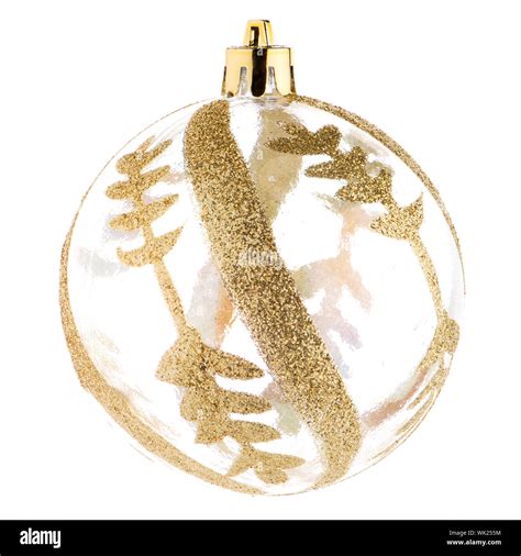 Christmas ball isolated on white background Stock Photo - Alamy