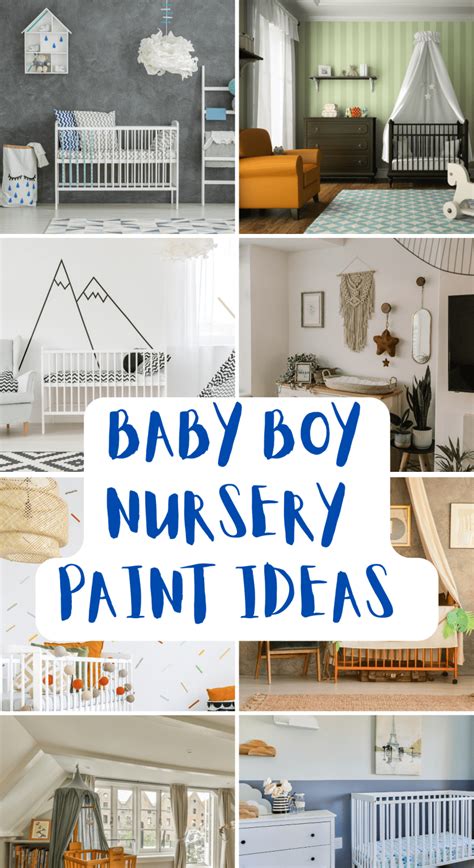 12 Delightful Baby Boy Nursery Paint Ideas - In The Playroom