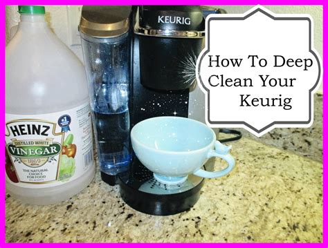 Keurig Vinegar Cleaning Instructions at Nathan Brodzky blog