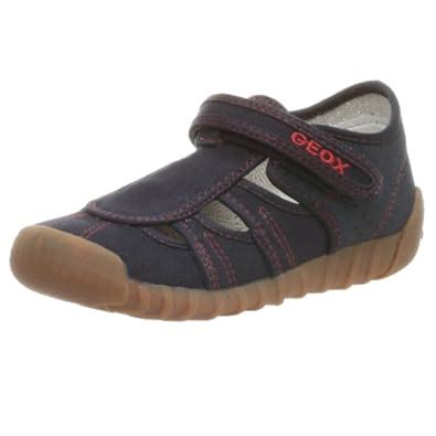 Geox Toddler Gummer First Steps Sandal,Navy/Red,21 EU (5.5 M US Toddler ...