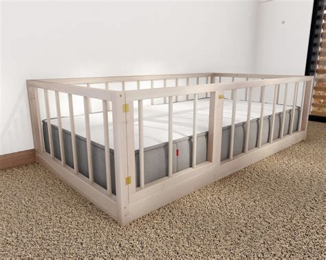 Twin size Montessori floor bed DIY plan - DIY projects plans
