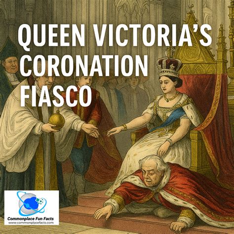 The Queen Victoria Coronation: A Botched Royal Comedy of Errors - Commonplace Fun Facts