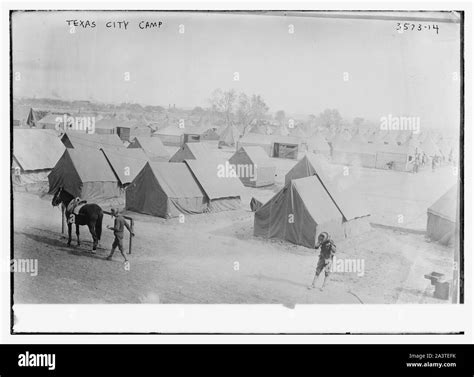 Texas City Camp Stock Photo - Alamy