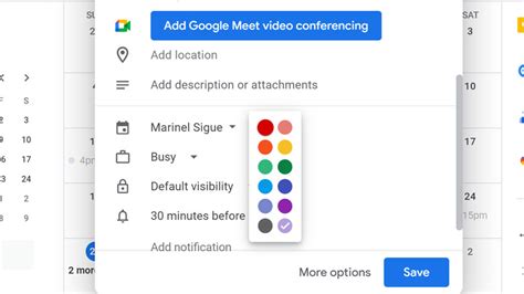 Image result for Color Coding Tasks in Google Calendar