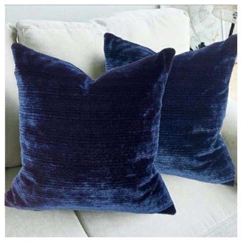 Dark Blue Velvet Cushion Covers at Joan Amanda blog