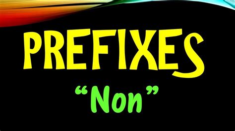 Image result for Prefix Non-Examples