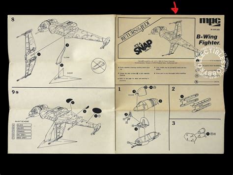 Buy MPC Star Wars Return of the Jedi Vintage B-Wing Fighter 1983 Snap ...