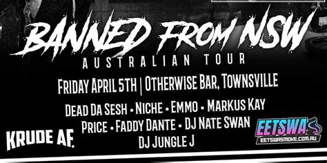 Townsvile Show April 5th. Fortay, Kearve,Rops1, Nter and Huskii ...