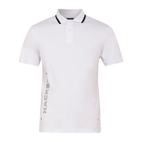 Buy Men White Taped Placket Polo Online at The Collective - 965616