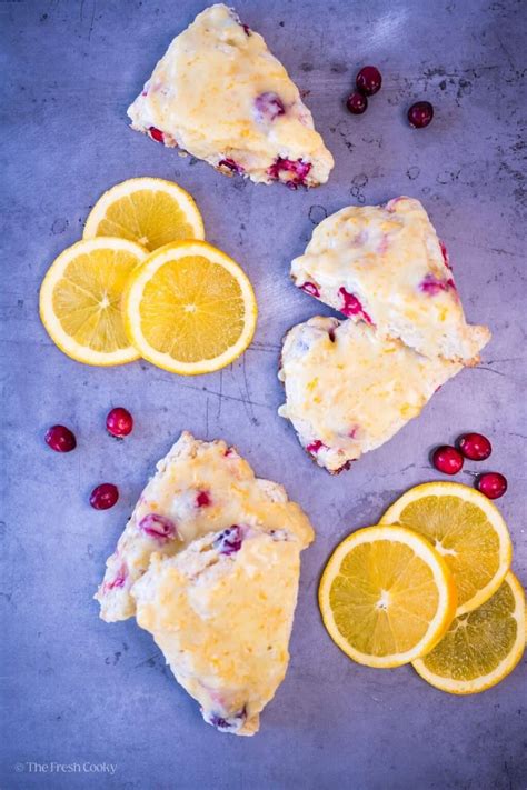 Cranberry Orange Scone Recipe - The Fresh Cooky