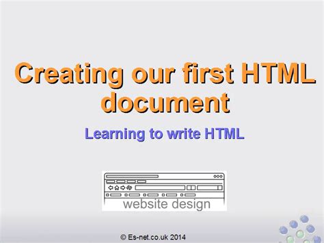 Creating HTML Documents Steps 的图像结果