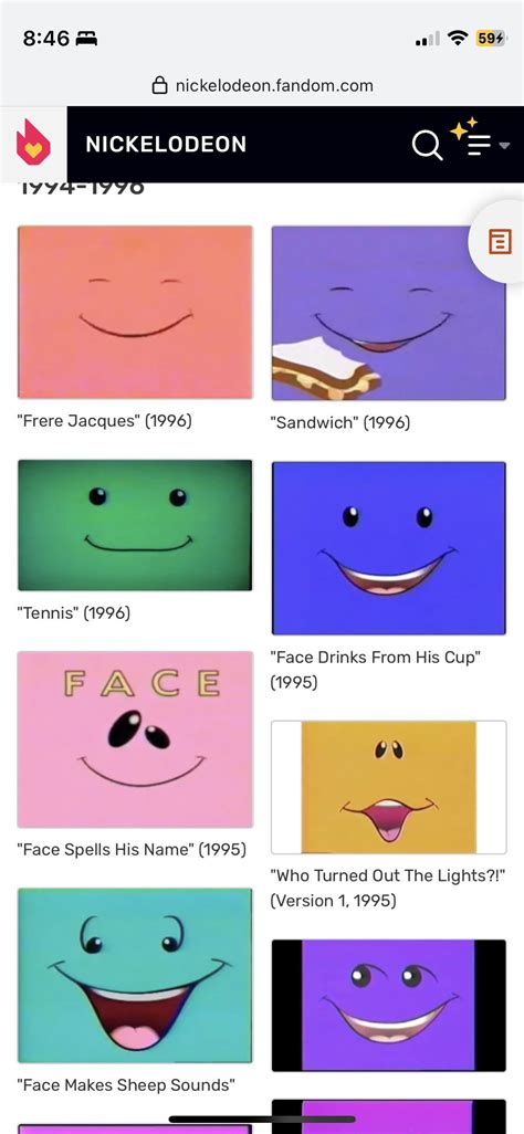 Remember how the Nickelodeon Mascot, Face, would talk with us, and say ...