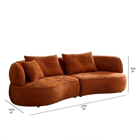 Aahed Korean curve sofa – Indian Nest