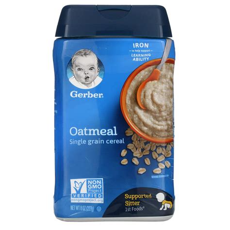 Gerber Baby Cereal Oatmeal 8oz - Single Pack | Buy Now with Express ...