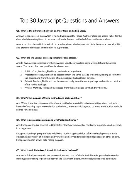 JavaScript Questions and Answers 的图像结果