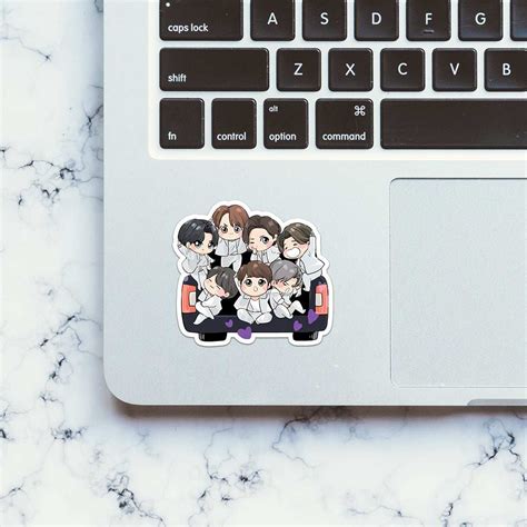 Buy BTS Chibi Army Sticker Online | Premium Waterproof Vinyl | STICK IT UP