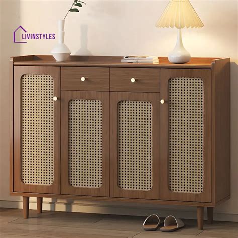 Kabir Solid Wood Shoe Rack for Living Room | Hallway | Entryway – LivIn ...