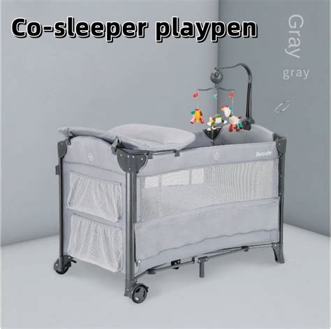Sweeby Co-sleeper Playpen Beside Sleeper w Diaper Changing Table
