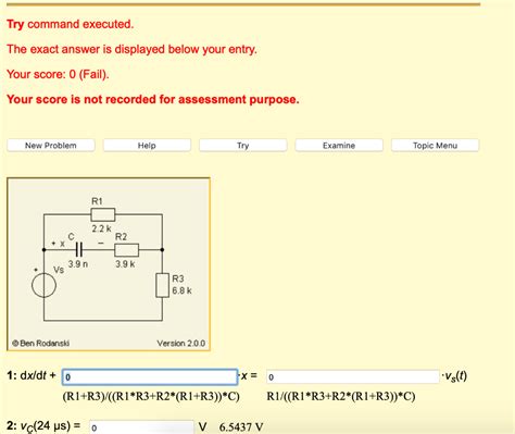 Image result for First Order Circuit Problem