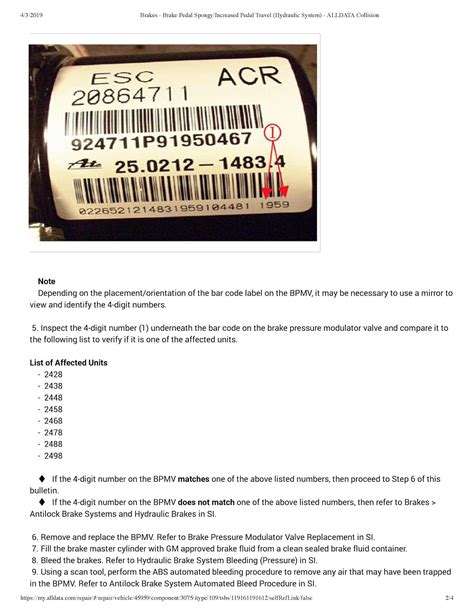 Brake Pedal Travels Little Less Than Halfway Before It Seems Like ...