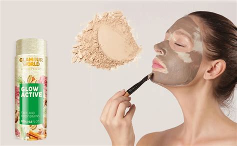 Glamour World Ayurvedic Glow Active- Natural Face and Body Grains for ...